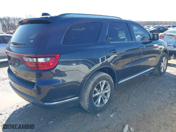 2014 Dodge Durango Limited with VIN 1C4RDJDG9EC475452, listed as a IAAI auction lot 41861018 with 203,417 mi miles. Bid and sale history available at carsss.com. Image 4.