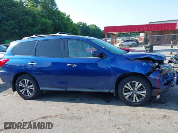 2018 Nissan Pathfinder S with VIN 5N1DR2MN7JC603788, listed as a IAAI auction lot 42462364 with 89,487 mi miles and . Bid and sale history available at DreamBid. Image 14.