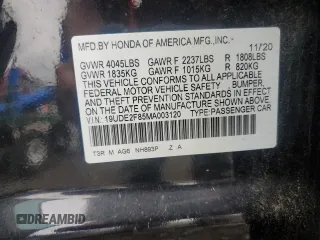2021 Acura ILX Premium with VIN 19UDE2F85MA003120, listed as a Copart auction lot 61534895 with 78,171 mi miles and Salvage title. Bid and sale history available at DreamBid. Image 12.
