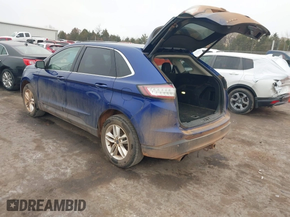 2015 Ford Edge SEL with VIN 2FMTK4J97FBB27665, listed as a IAAI auction lot 41499142 with 152,815 mi miles. Bid and sale history available at carsss.com. Image 3.