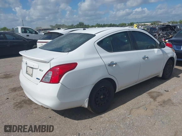 2012 Nissan Versa SV with VIN 3N1CN7AP6CL915352, listed as a IAAI auction lot 42720220 with 187,005 mi miles and . Bid and sale history available at DreamBid. Image 4.