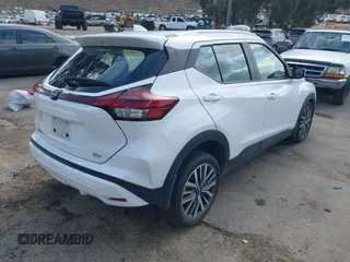 2023 Nissan Kicks SV with VIN 3N1CP5CV2PL477803, listed as a IAAI auction lot 42120711 with 88,795 mi miles and . Bid and sale history available at DreamBid. Image 4.