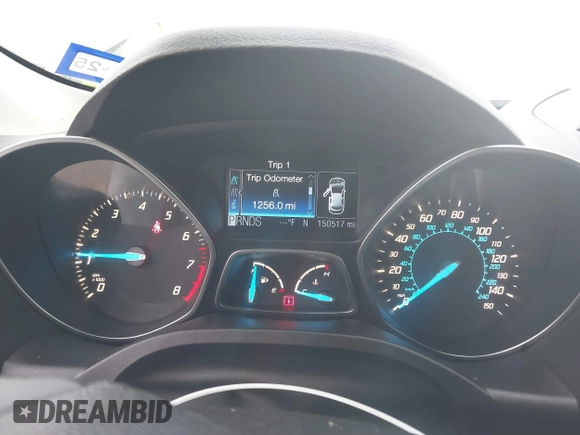 2013 Ford Escape SEL with VIN 1FMCU0H95DUA30836, listed as a IAAI auction lot 41608690 with 150,517 mi miles. Bid and sale history available at carsss.com. Image 7.