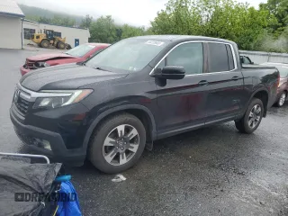 2017 Honda Ridgeline RTL-T z VIN 5FPYK3F63HB024792, wystawiony jako Copart lot #58225665 z przebiegiem 76 813 mil mil oraz Szkoda całkowita • Salvage title. Historia ofert i sprzedaży dostępna na DreamBid. Obrazek 1.