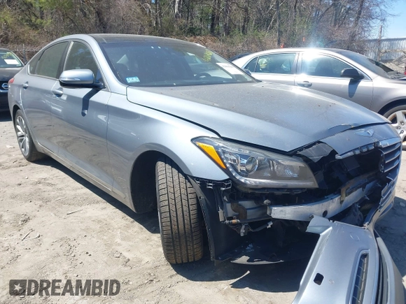 2015 Hyundai Genesis 3.8L with VIN KMHGN4JE5FU073248, listed as a IAAI auction lot 42064268 with 158,972 mi miles and . Bid and sale history available at DreamBid. Image 1.