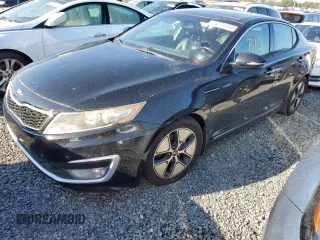 2013 Kia Optima Hybrid LX with VIN KNAGM4AD9D5055760, listed as a Copart auction lot 74271314 with 0 mi miles and Salvage Title. Bid and sale history available at carsss.com. Image 1.