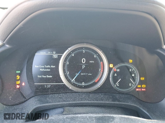 2022 Lexus RX 350 F Sport с VIN 2T2SZMDA2NC363014, выставлен на аукционе Copart как лот 44497385 с пробегом 26 917 миль миль и Списание • Salvage title. История ставок и продаж доступна на DreamBid. Изображение 9.
