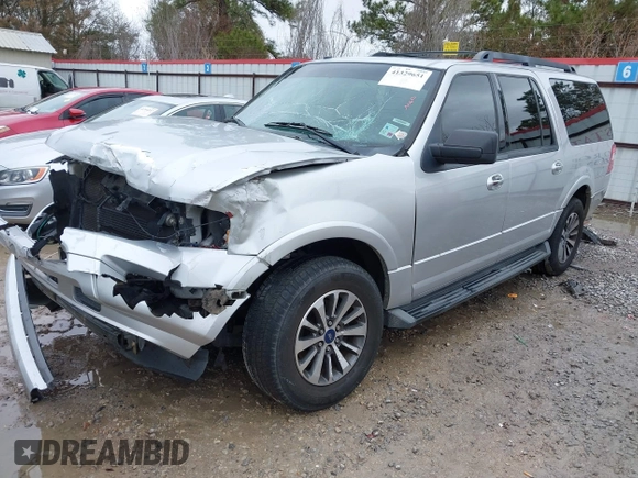 2015 Ford Expedition EL XLT with VIN 1FMJK1HT8FEF19873, listed as a IAAI auction lot 41329651 with 233,889 mi miles. Bid and sale history available at carsss.com. Image 2.