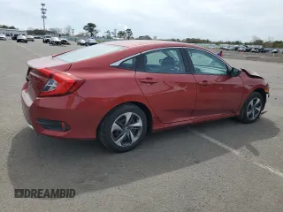 2019 Honda Civic Sedan LX with VIN 19XFC2F69KE026826, listed as a Copart auction lot 46925745 with 112,561 mi miles and Salvage Title. Bid and sale history available at carsss.com. Image 3.