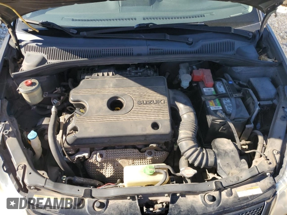 2008 Suzuki SX4 Regional Edition with VIN JS2YA413285105160, listed as a Copart auction lot 84409534 with 93,581 mi miles and Salvage Title. Bid and sale history available at DreamBid. Image 11.