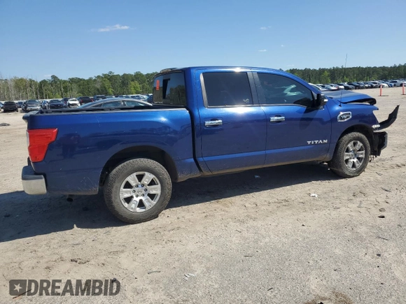 2017 Nissan Titan SV z VIN 1N6AA1EJ9HN543349, wystawiony jako Copart lot #50994035 z przebiegiem Nie podano mil oraz Szkody całkowita. Historia ofert i sprzedaży dostępna na DreamBid. Obrazek 3.