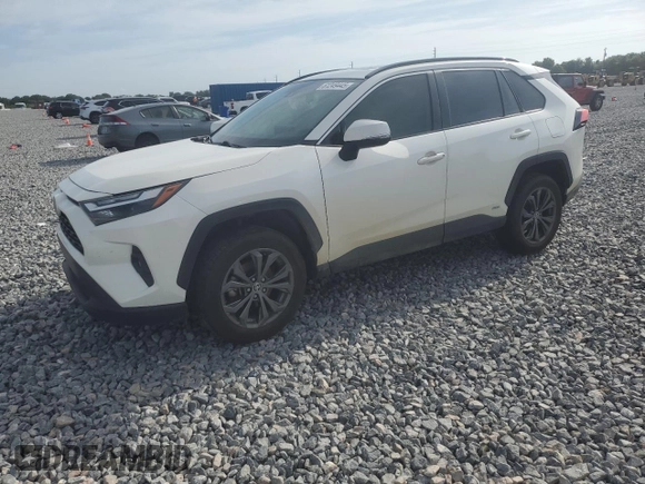2022 Toyota RAV4 Hybrid XLE Premium with VIN JTMB6RFV4ND535282, listed as a Copart auction lot 61249445 with 82,398 mi miles and Salvage title. Bid and sale history available at DreamBid. Image 1.
