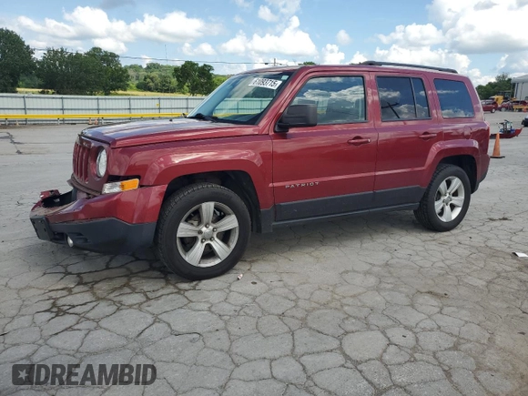 2016 Jeep Patriot Latitude with VIN 1C4NJPFA1GD810655, listed as a Copart auction lot 61093715 with 172,936 mi miles and Salvage title. Bid and sale history available at DreamBid. Image 1.