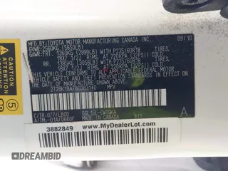2011 Lexus RX 350 with VIN 2T2BK1BA7BC083140, listed as a IAAI auction lot 41864416 with 223,658 mi miles and . Bid and sale history available at DreamBid. Image 9.