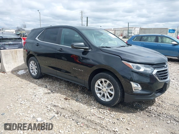 2021 Chevrolet Equinox LT with VIN 3GNAXUEV7ML336725, listed as a IAAI auction lot 42171231 with 105,228 mi miles and . Bid and sale history available at DreamBid. Image 1.