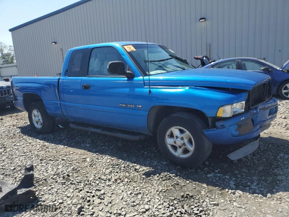 1998 Dodge Ram 1500 with VIN 1B7HC13Z7WJ139829, listed as a Copart auction lot 69193324 with 145,935 mi miles and Salvage Title. Bid and sale history available at carsss.com. Image 4.