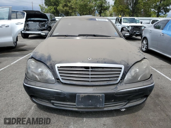 2003 Mercedes-Benz S-Class 4.3L with VIN WDBNG70J63A345310, listed as a Copart auction lot 68399354 with 154,520 mi miles and Clean Title. Bid and sale history available at carsss.com. Image 5.
