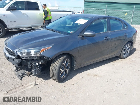2021 Kia Forte LXS with VIN 3KPF24AD9ME409155, listed as a IAAI auction lot 41815723 with 30,973 mi miles. Bid and sale history available at carsss.com. Image 18.