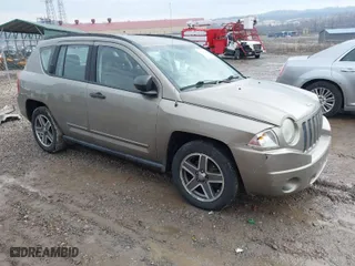 2008 Jeep Compass Sport with VIN 1J8FF47W08D728845, listed as a IAAI auction lot 41673205 with NaN miles. Bid and sale history available at carsss.com. Image 1.