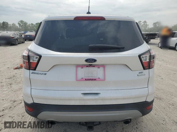 2017 Ford Escape SE with VIN 1FMCU0GD7HUE84050, listed as a Copart auction lot 53466995 with 52,561 mi miles and Clean Title. Bid and sale history available at carsss.com. Image 6.