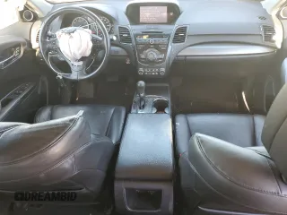 2015 Acura RDX Tech Pkg with VIN 5J8TB3H56FL016124, listed as a Copart auction lot 47039535 with 128,336 mi miles and Salvage Title. Bid and sale history available at carsss.com. Image 8.