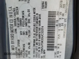 2003 Ford Explorer XLT с VIN 1FMZU73K33UC33574, выставлен на аукционе Copart как лот 47052545 с пробегом 164 050 миль миль и На запчасти • Non repairable. История ставок и продаж доступна на DreamBid. Изображение 14.