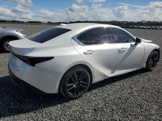 2021 Lexus IS with VIN JTHC81F25M5044796, listed as a Copart auction lot 79816124 with 28,457 mi miles and Salvage Title. Bid and sale history available at carsss.com. Image 3.