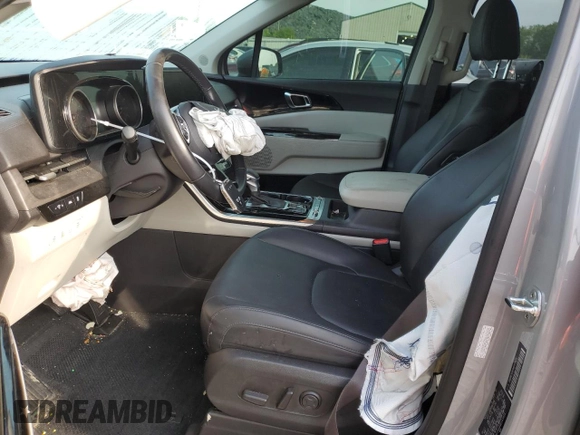 2022 Kia Carnival SX with VIN KNDNE5H30N6143425, listed as a Copart auction lot 53691444 with 73,588 mi miles and Salvage Title. Bid and sale history available at carsss.com. Image 7.