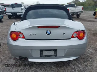 2004 BMW Z4 2.5i with VIN 4USBT334X4LS48707, listed as a IAAI auction lot 41737439 with 92,640 mi miles and . Bid and sale history available at DreamBid. Image 16.