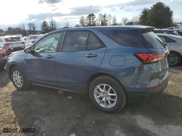 2024 Chevrolet Equinox LS with VIN 3GNAXHEG0RL337876, listed as a Copart auction lot 46995955 with 8,077 mi miles and Salvage Title. Bid and sale history available at carsss.com. Image 2.