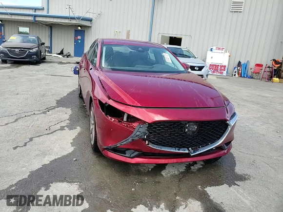 2019 Mazda 3 Preferred with VIN 3MZBPADL1KM105819, listed as a Copart auction lot 61461705 with 70,074 mi miles and Salvage title. Bid and sale history available at DreamBid. Image 14.
