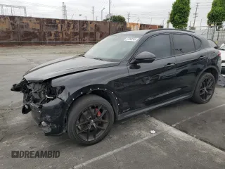 2020 Alfa Romeo Stelvio Sport z VIN ZASPAJAN9L7C95274, wystawiony jako Copart lot #57293245 z przebiegiem 63 881 mil mil oraz Szkoda całkowita • Salvage title. Historia ofert i sprzedaży dostępna na DreamBid. Obrazek 1.