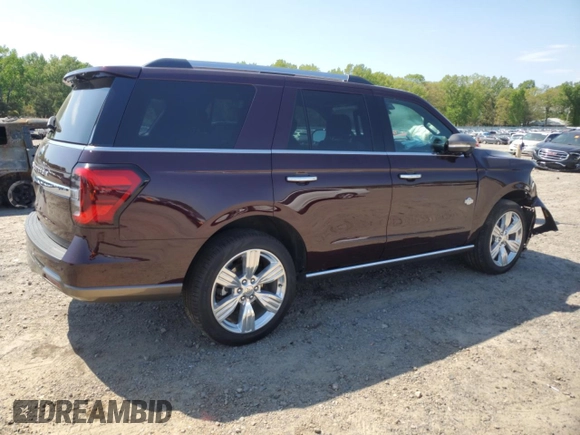 2024 Ford Expedition King Ranch with VIN 1FMJU1P81REB01523, listed as a Copart auction lot 53421195 with 3,428 mi miles and Salvage title. Bid and sale history available at DreamBid. Image 3.