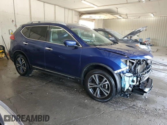2017 Nissan Rogue SV with VIN 5N1AT2MV2HC878595, listed as a Copart auction lot 65213435 with 124,034 mi miles and Salvage title. Bid and sale history available at DreamBid. Image 4.