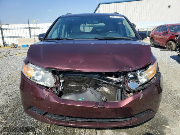 2013 Honda Odyssey EX-L with VIN 5FNRL5H66DB050364, listed as a Copart auction lot 49328325 with 84,002 mi miles and Salvage Title. Bid and sale history available at carsss.com. Image 5.