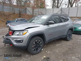 2020 Jeep Compass Trailhawk with VIN 3C4NJDDB9LT127231, listed as a IAAI auction lot 41817392 with 111,344 mi miles and . Bid and sale history available at carsss.com. Image 18.