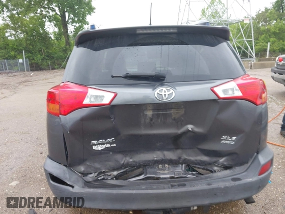 2013 Toyota RAV4 XLE with VIN JTMRFREV7D5020575, listed as a IAAI auction lot 42303486 with 189,032 mi miles and . Bid and sale history available at DreamBid. Image 16.