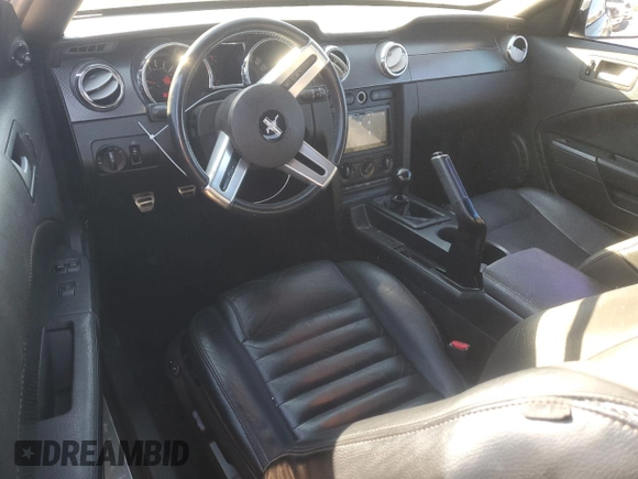 2007 Ford Mustang GT Deluxe with VIN 1ZVHT85H375232464, listed as a Copart auction lot 81100654 with 106,896 mi miles and Salvage Title. Bid and sale history available at carsss.com. Image 8.