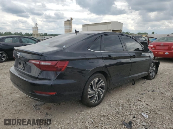 2021 Volkswagen Jetta SEL with VIN 3VWE57BU0MM024234, listed as a Copart auction lot 55984305 with 134,565 mi miles and Salvage title. Bid and sale history available at DreamBid. Image 3.