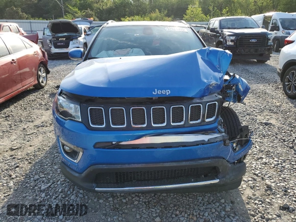 2018 Jeep Compass Limited with VIN 3C4NJCCB9JT194565, listed as a Copart auction lot 52621355 with 48,367 mi miles and Salvage title. Bid and sale history available at DreamBid. Image 5.