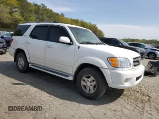 2003 Toyota Sequoia SR5 with VIN 5TDZT34A63S204385, listed as a Copart auction lot 51232405 with 330,086 mi miles and Salvage Title. Bid and sale history available at carsss.com. Image 4.