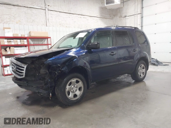 2014 Honda Pilot LX with VIN 5FNYF4H28EB015045, listed as a IAAI auction lot 40132499 with 139,845 mi miles and . Bid and sale history available at DreamBid. Image 18.