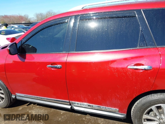 2015 Nissan Pathfinder SL with VIN 5N1AR2MM3FC704182, listed as a IAAI auction lot 41822851 with 75,943 mi miles and . Bid and sale history available at DreamBid. Image 14.