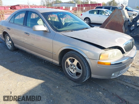 2001 Lincoln LS with VIN 1LNHM87A11Y683443, listed as a IAAI auction lot 40874730 with 1 mi miles. Bid and sale history available at carsss.com. Image 1.