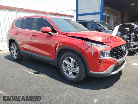 2021 Hyundai Santa Fe SE with VIN 5NMS14AJ6MH362246, listed as a Copart auction lot 59964605 with 30,887 mi miles and Salvage title. Bid and sale history available at DreamBid. Image 4.