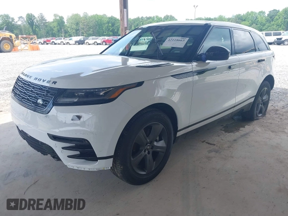 2025 Land Rover Range Rover Velar Dynamic SE with VIN SALYL2EX2SA810750, listed as a IAAI auction lot 42118663 with 4,499 mi miles and . Bid and sale history available at DreamBid. Image 16.