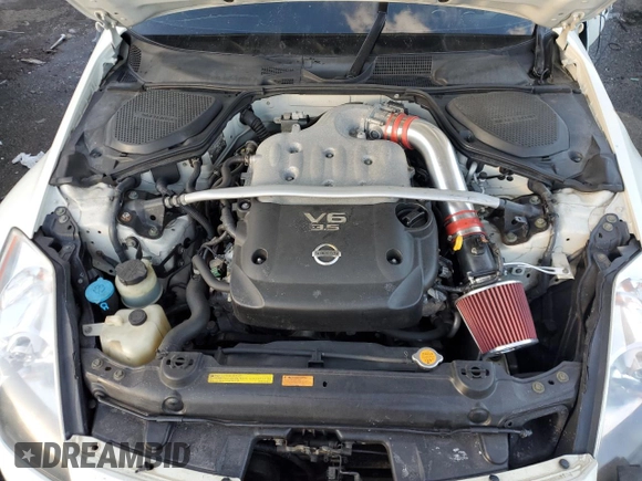 2005 Nissan 350Z Touring with VIN JN1AZ34E35M651515, listed as a Copart auction lot 45139935 with 107,963 mi miles and Salvage Title. Bid and sale history available at carsss.com. Image 11.