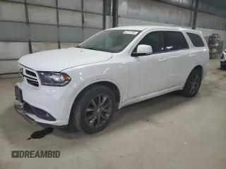 2017 Dodge Durango GT with VIN 1C4RDJDG1HC905141, listed as a Copart auction lot 47117145 with 201,605 mi miles and Salvage title. Bid and sale history available at DreamBid. Image 1.