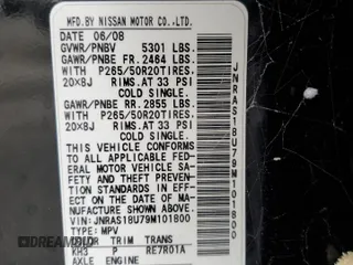 2009 Infiniti FX35 with VIN JNRAS18U79M101800, listed as a Copart auction lot 80951824 with 289,751 mi miles and Clean Title. Bid and sale history available at carsss.com. Image 13.