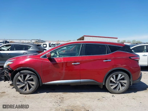 2015 Nissan Murano SL with VIN 5N1AZ2MG6FN229352, listed as a IAAI auction lot 41861129 with 136,242 mi miles. Bid and sale history available at carsss.com. Image 15.